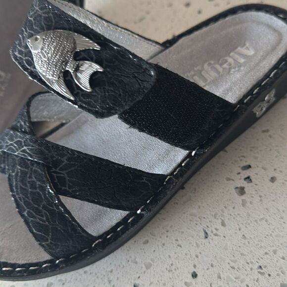 Alegria Victoriah Somethings Fishy Sandal Leather Comfort Shoes EU35 / US 5-5.5 - Picture 10 of 13
